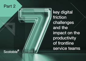 7 key digital friction challenges and the impact on the productivity of frontline service teams – Part 2 image