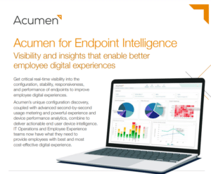 Acumen Endpoint Intelligence Screenshot